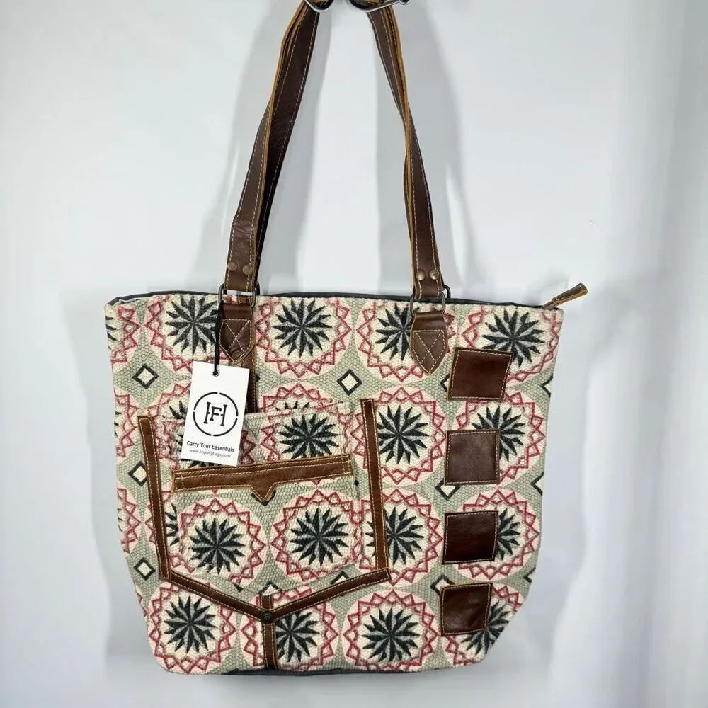 Hopofly Bags Frerik tote handmade NWT